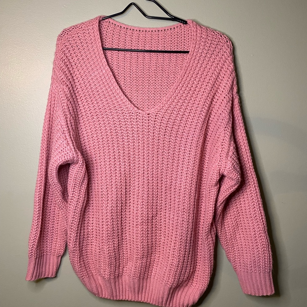 Pink women’s sweater
